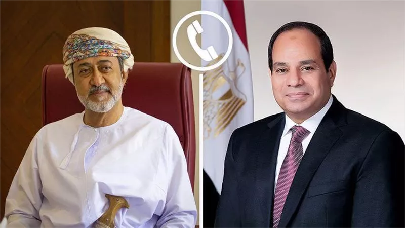 سلطان عمان يهنئ الرئيس عبد الفتاح السيسي بعيد الفطر