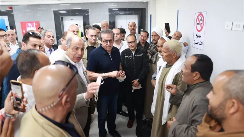 أبرز ما جاء في زيارة وزير الصحة  لمستشفى العدوة بالمنيا