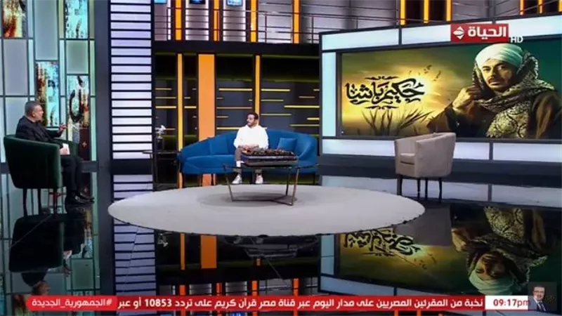 «نوبة بكاء» تنهى حلقة عمرو الليثى مع الفنان مصطفى شعبان (فيديو) 