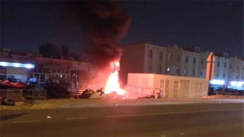 بجوار محطة وقود .. السيطرة على حريق دراجة نارية في المعادي