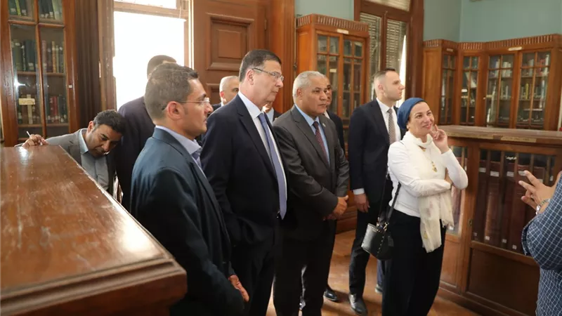 وزيرا الزراعة والبيئة يتفقدان المتحف الزراعي لمتابعة تجهيز معرض زهور الربيع