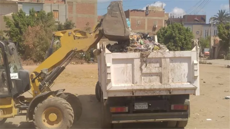  رفع 36 ألف طن تراكمات قمامة بنطاق مراكز ومدن المنوفية