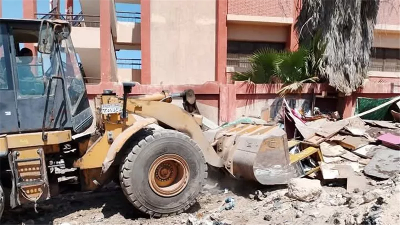 لليوم الثانى على التوالى.. حملات إزالة مخالفات البناء في بورسعيد 