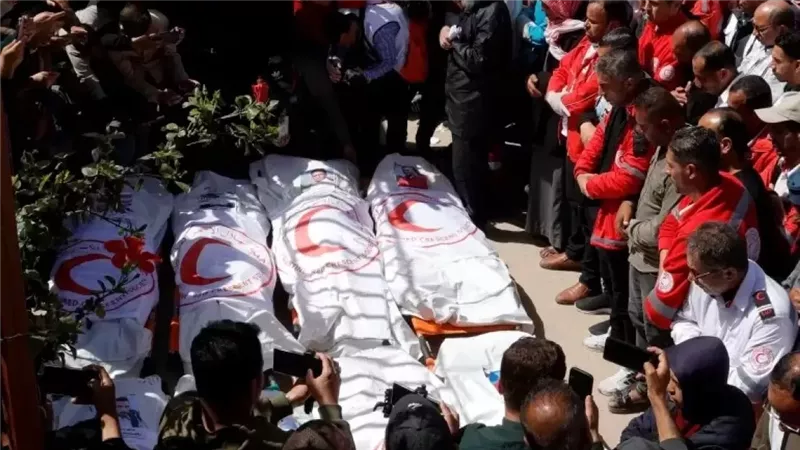 مجزرة المسعفين في رفح.. الجيش الإسرائيلي يتراجع عن كذبته الأولى