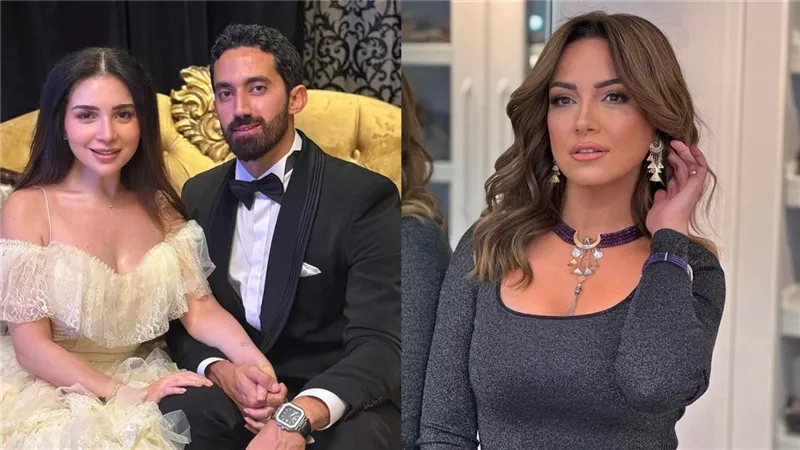 ربنا يسعدكم.. ريهام عبدالغفور تهنئ مي عز الدين بزواجها