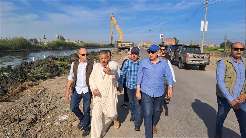 سويلم يتفقد حالة الري وأعمال تطهيرات الترع بمحافظة البحيرة| صور
