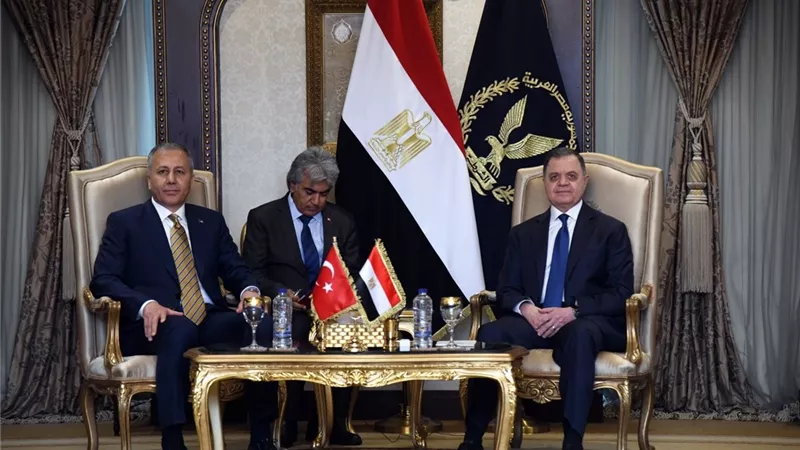 وزير الداخلية يستقبل نظيره التركى لدعم التعاون المشترك 