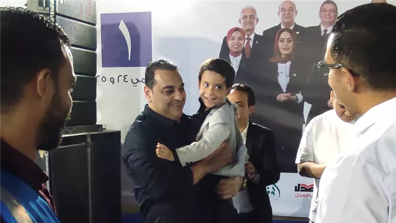 بحضور النائب محمد مصطفى.. وصول محمد شهدة للمؤتمر الجماهيري بالشرقية