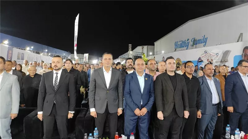 استقبال جماهيري حاشد لـ أحمد عبدالجواد في مؤتمر النائب محمد مصطفى بالشرقية