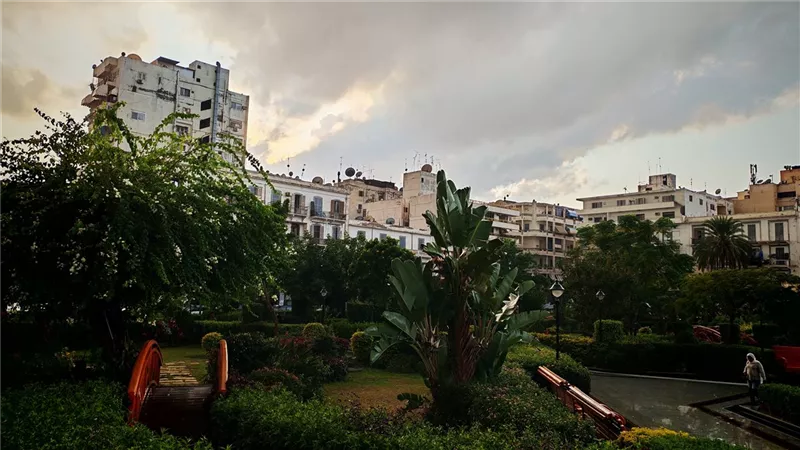 بالفيديو.. غيوم وأمطار رعدية غزيرة تغرق بورسعيد بشكل مفاجئ
