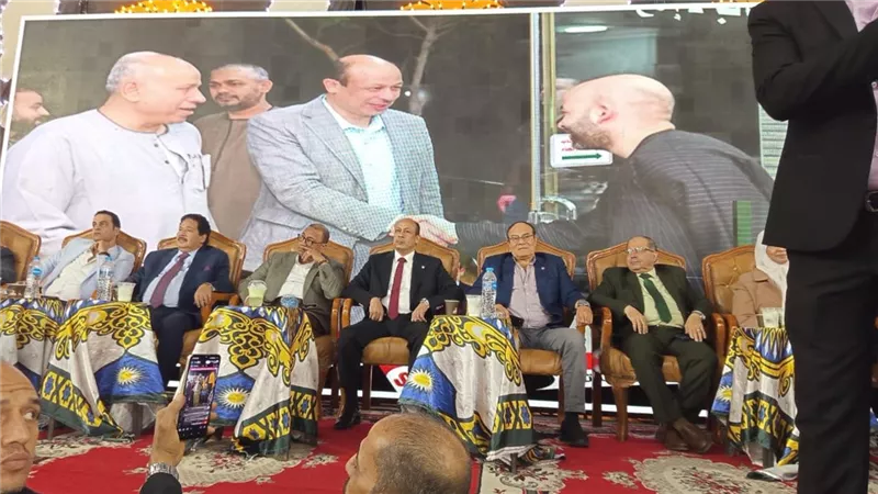 الآلاف يحتشدون في مؤتمر جماهيري لدعم المرشح سمير البيومي في انتخابات النواب