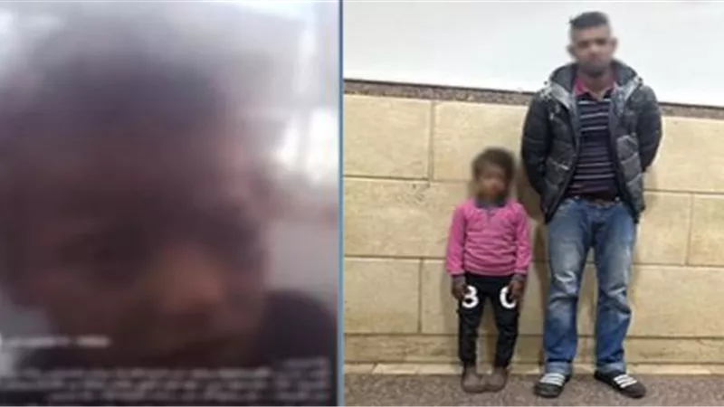 فيديو صادم بالإسماعيلية.. الأب يعذب ابنته لإجبارها على التسول والأمن يضبطه