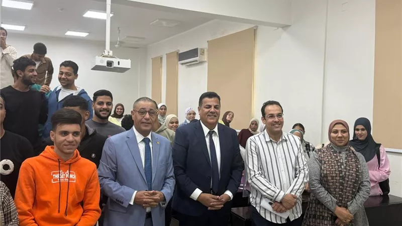 بني سويف التكنولوجية تواجه التعصب الرياضى بندوات توعوية