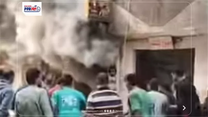حريق هائل بمحل بشارع الوحده العربية بعين شمس.. والحماية المدنية تسيطر