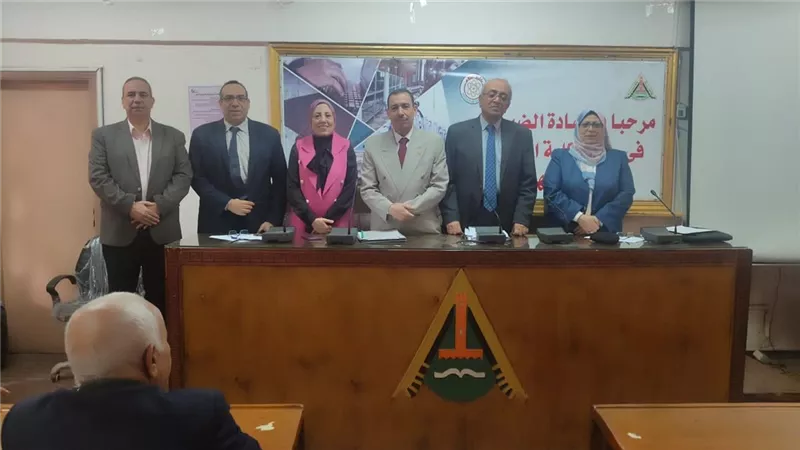 نائب رئيس جامعة بنها تستقبل فريق المحاكاة للاعتماد المؤسسي والبرامجي 