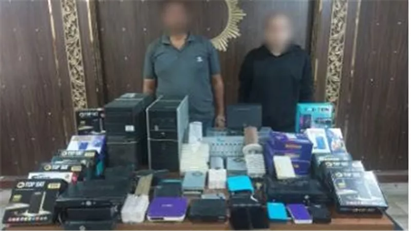 ضبط شخصين بالدقهلية لقيامهما بإنشاء وإدارة شبكة بث تلفزيوني بدون ترخيص