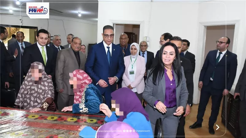 مايا مرسي توجه بتلبية احتياجات نزلاء دار المسنين وتوفير الرعاية اللازمة