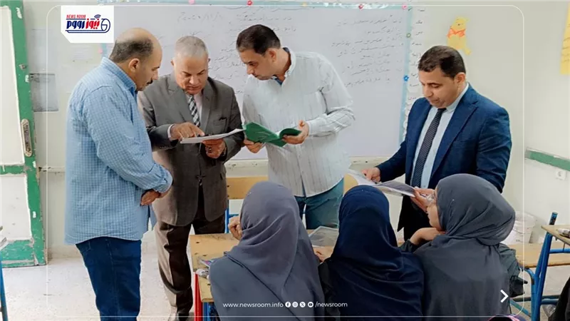 «قبيصى» يتابع التقييمات والبرنامج العلاجي في القراءة والكتابة بمدرسة أبوصير