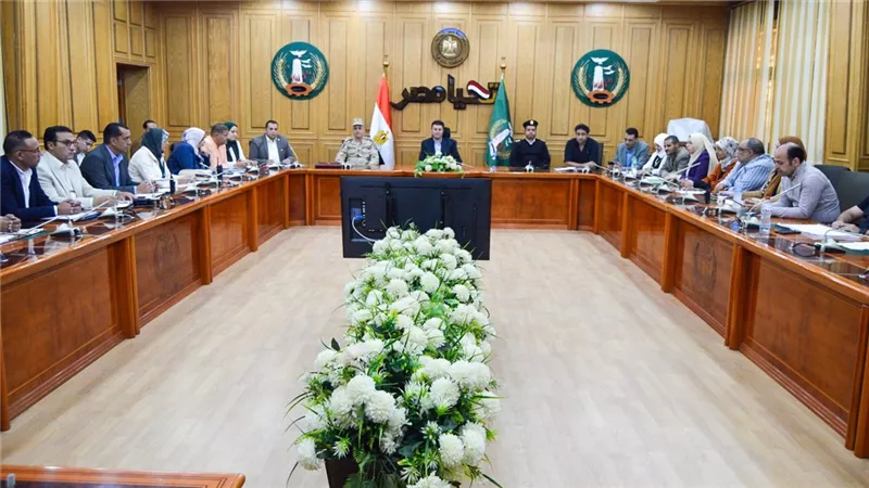  سكرتير عام المنوفية يناقش استعدادات المحافظة لانتخابات مجلس النواب 2025