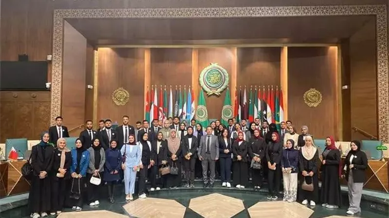 طلاب بني سويف يزورون جامعة الدول العربية ويكتسبون خبرة دبلوماسية مباشرة