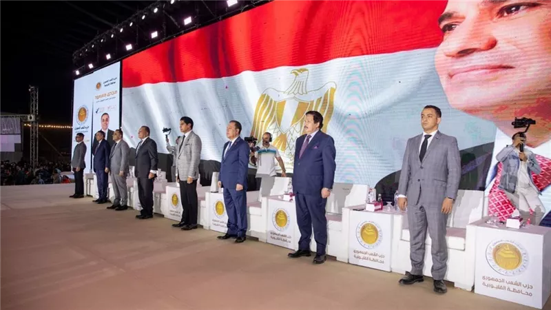 بحضور قياداته.. مؤتمر حاشد لـ الشعب الجمهوري لدعم مرشحيه في انتخابات النواب 