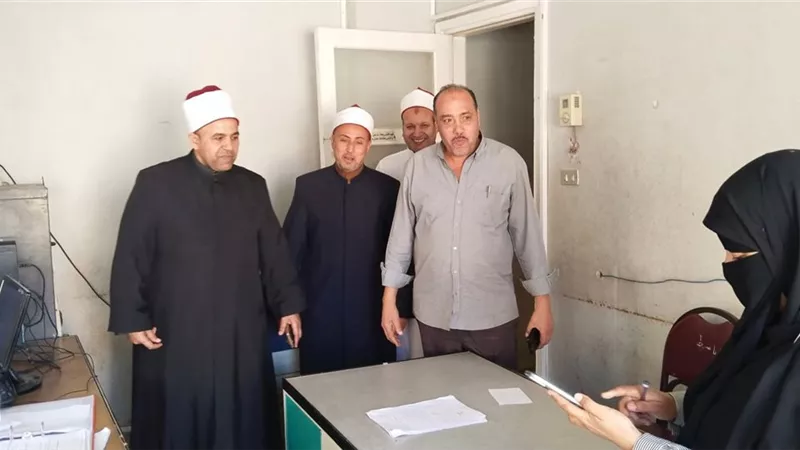 جولة تفقدية لمديرِأوقاف مطروح عقبَ تسلمه مهام منصبه