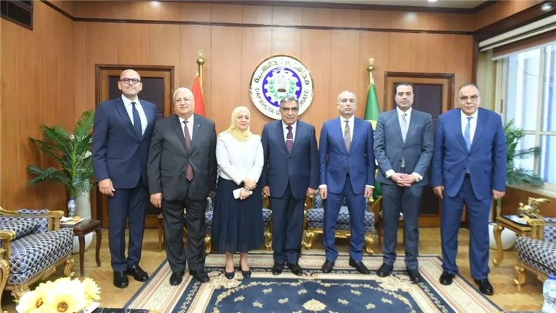 لدعم المزارعين.. محافظ الدقهلية يستقبل الرئيس التنفيذي للبنك الزراعي المصري