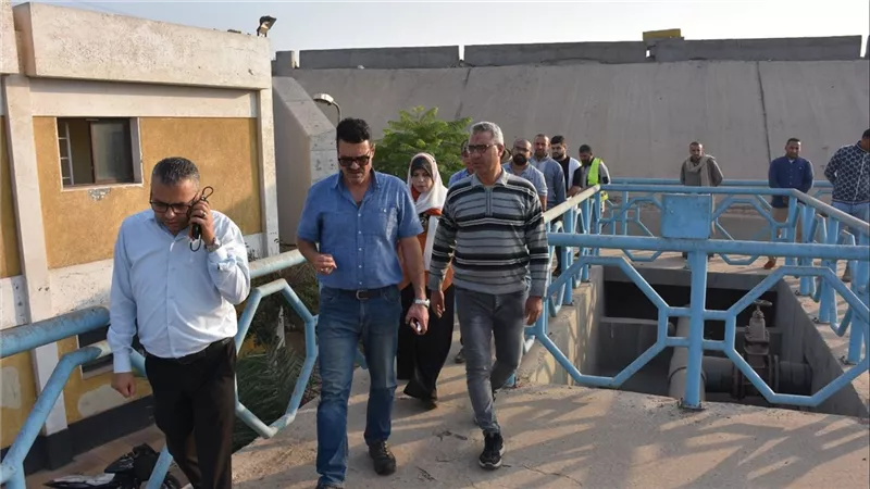 رئيس شركة مياه القليوبية يقرر سحب أعمال الإحلال والتجديد بمحطة معالجة كفر مويس