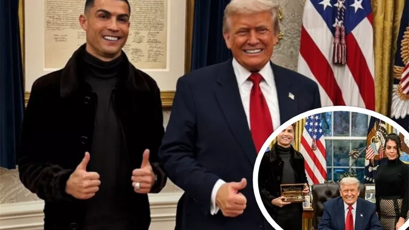 اللحظة الأعظم.. ترامب ينشر فيديو بالذكاء الاصطناعي مع رونالدو