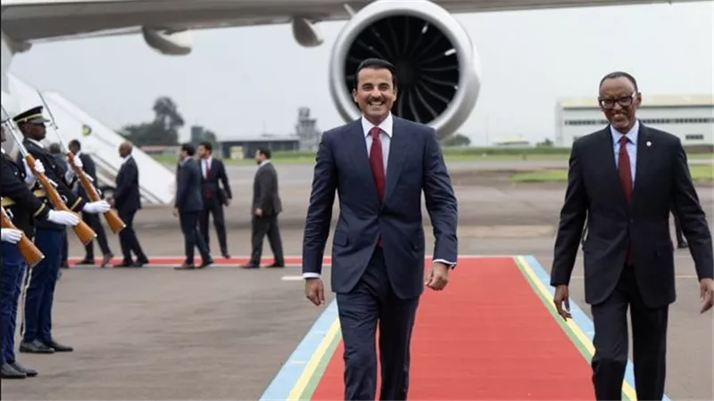 أمير قطر يشيد بجهود الرئيس الرواندي في دعم السلام الإقليمي
