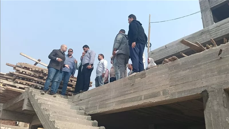 نائب محافظ الجيزة يتابع معدلات تنفيذ مبنى مجلس مدينة العياط الجديد