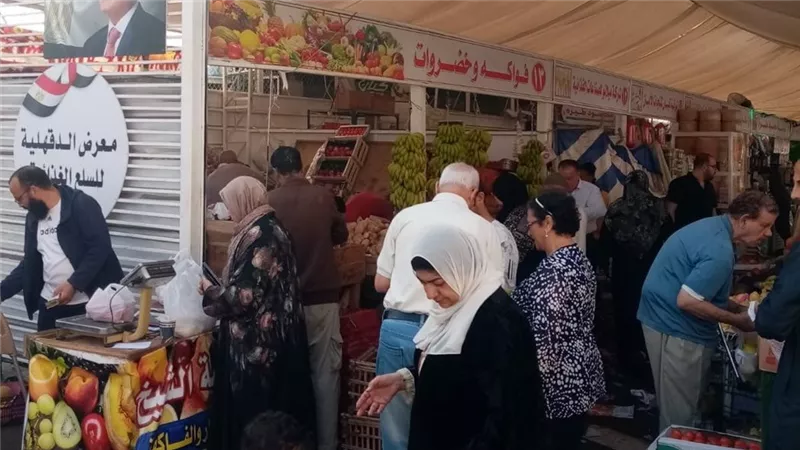 محافظ الدقهلية: أسعار مخفضة بالمعرض الدائم للسلع الغذائية بشارع قناة السويس 