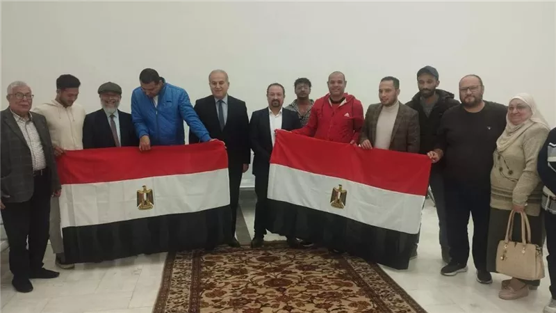 استمرار توافد أبناء الجالية المصرية بالمغرب للتصويت بانتخابات مجلس النواب