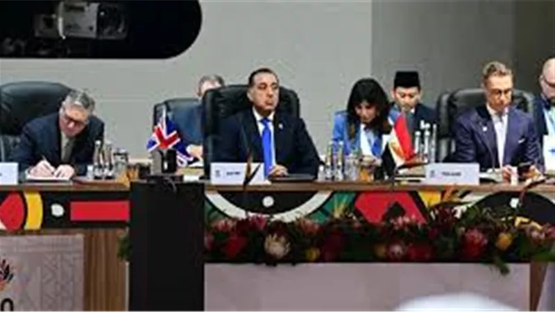 مصر تتعاون مع رئاسة جنوب افريقيا في قمة مجموعة العشرين (G20) بمدينة جوهانسبرج