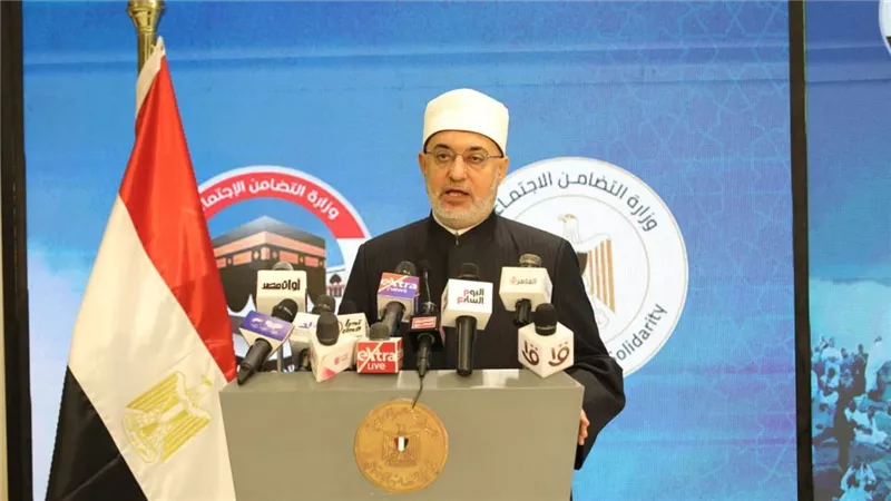 مفتي الجمهورية يشارك في مراسم قرعة حج الجمعيات الأهلية بالتضامن الاجتماعي