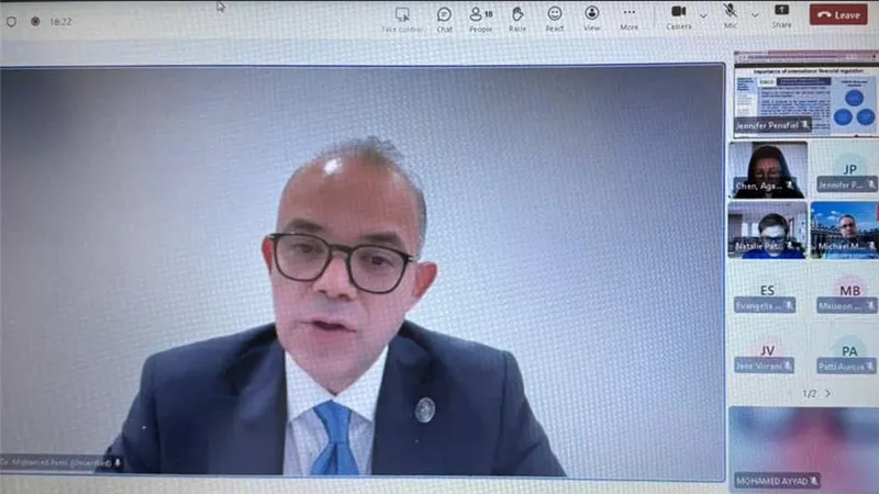 الرقابة المالية تلقي محاضرة افتراضية حول المعايير المنظمة لأسواق رأس المال