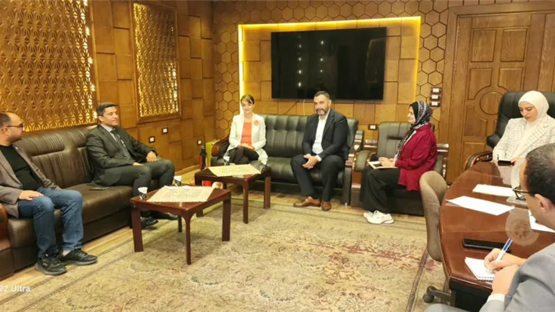 الحجر الزراعي يعقد اجتماعاً مع السفيرة الرومانية بالقاهرة لبحث تعزيز الصادرات