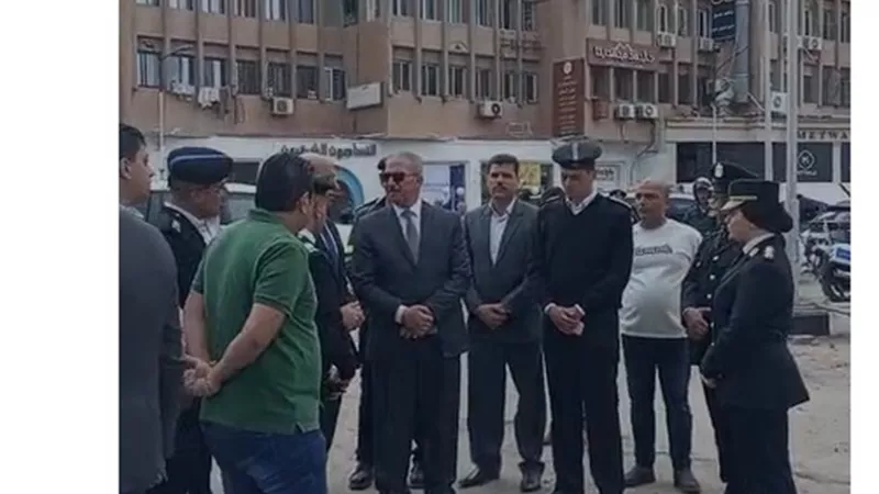 جولة ميدانية لمساعد وزير الداخلية ومدير أمن بورسعيد لتفقد تأمين االانتخابات
