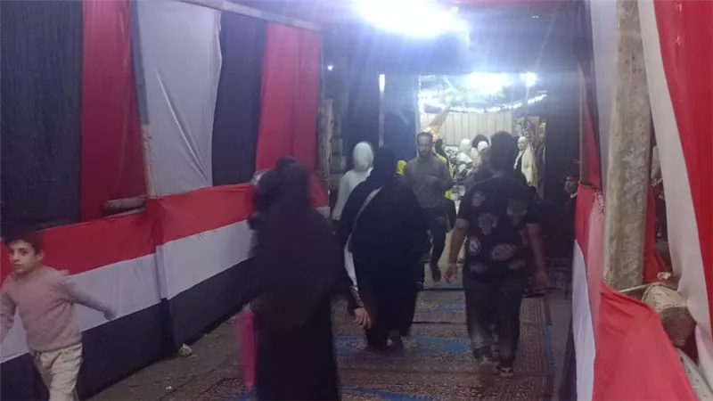 مد التصويت في بعض لجان الدوائر الملغاه لحين مشاركه المواطنين المتواجدين بمحيطه
