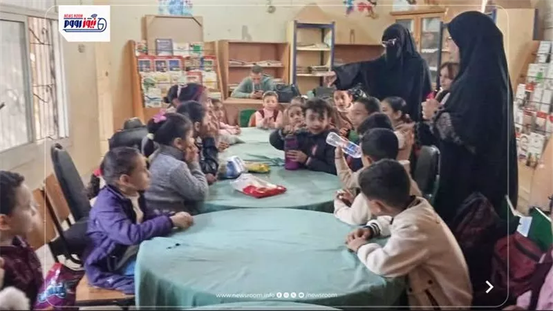 احتفالات أعياد الطفولة بيوم ترفيهي بمكتبة الطفل والشباب بسنورس