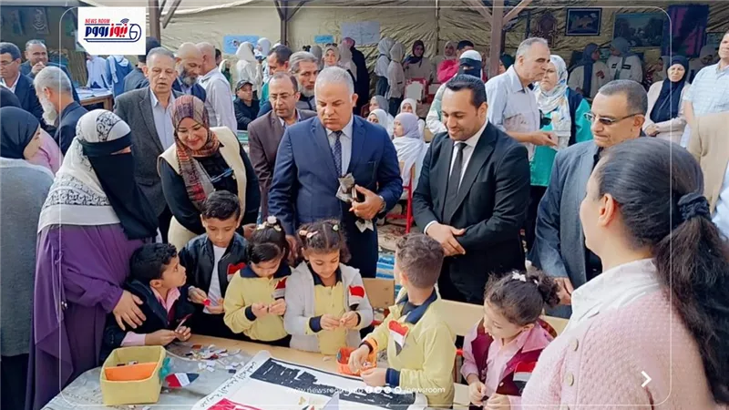 مدير تعليم الفيوم يفتتح معرض أنشطة مبادرة 