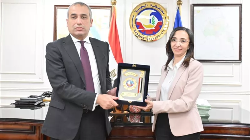 محافظ البحيرة تستقبل الرئيس التنفيذي للبنك الزراعي لتعزيز دعم الفلاحين