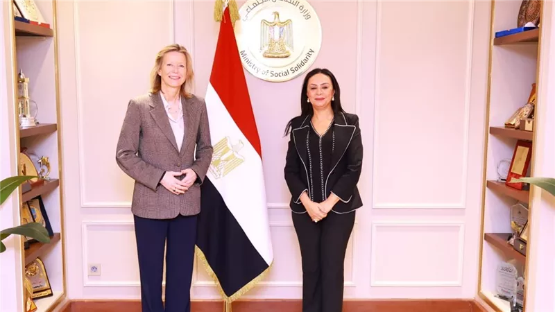 وزيرة التضامن الاجتماعي تلتقي ممثلة الاتحاد الأوروبي لحقوق الإنسان