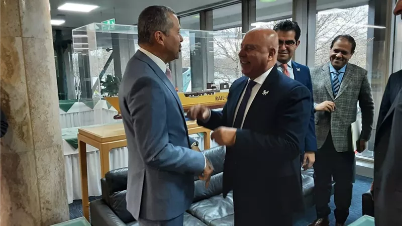 وزارة النقل تنظم حفل استقبال للوفود المشاركة في أعمال الجمعية العامة 