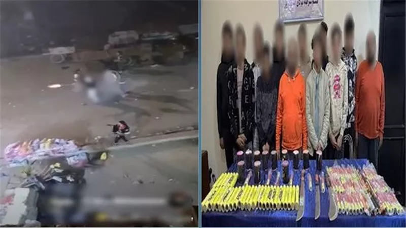 معاكسة فتاة.. ضبط 11 متهما في مشاجرة بالأسلحة والألعاب النارية  ببولاق الدكرور
