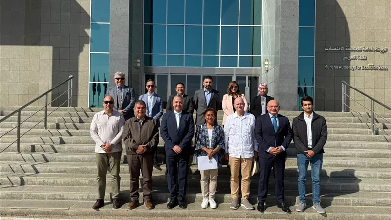 وفد دبلوماسي لاتيني يزور اقتصادية قناة السويس ويستكشف فرص الاستثمار الجديدة 