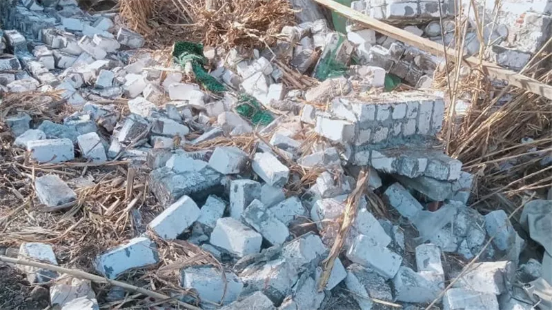 إزالات فورية لحالات تعدي على الاراضي وبناء مخالف بالمنوفية