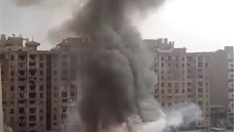 المباحث تستمع لشهود عيان حول حريق لوكيشن تصوير بأستوديو مصر