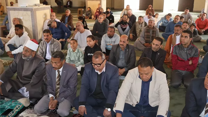 إنابة السكرتير العام المساعد لافتتاح مسجد الرحمن بسوهاج الجديدة