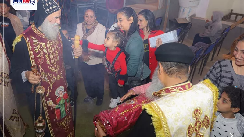مطران قوص يترأس احتفالًا روحانيًا بعودة رفات القديسة فيرينا إلى مسقط رأسها